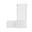 Essentials Acrylic L-Shape Shower Bath Right-Hand