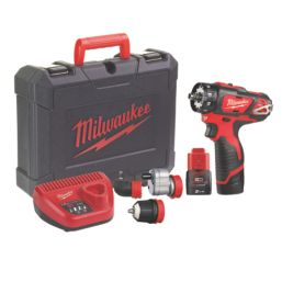 Milwaukee 12v multi online head drill