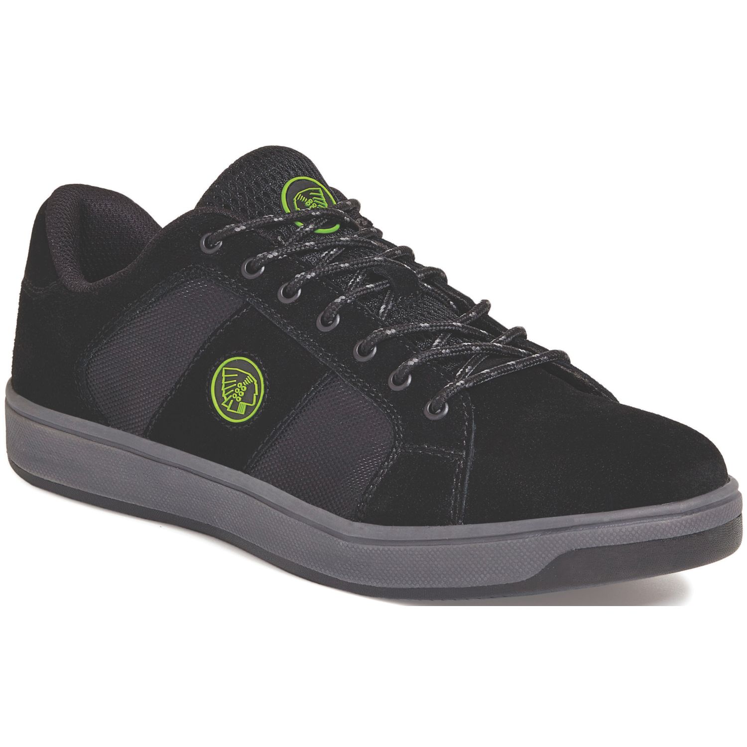 Apache Kick Size 9 Black Steel Toe Cap Safety Trainers (774JJ)