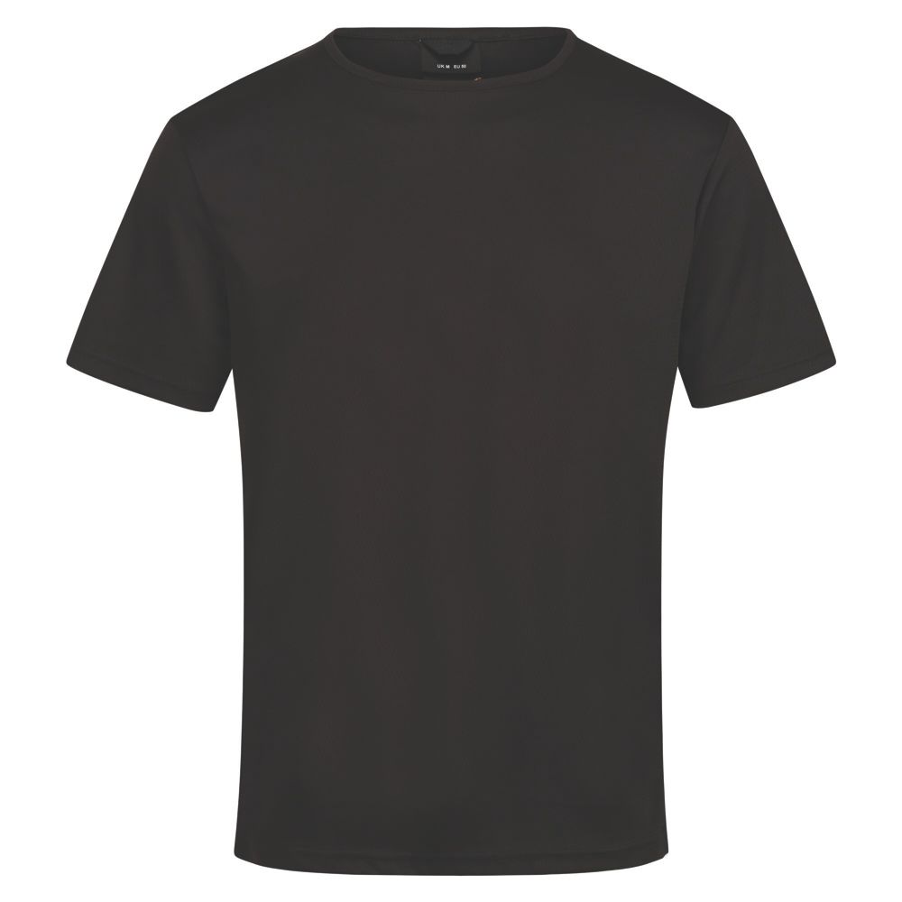 Regatta Pro Wicking Short Sleeve T-Shirt Black Small 36