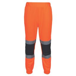 Regatta Pro Hi-Vis Joggers Orange/Navy Small 29" W 28" L