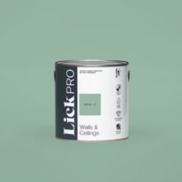 LickPro  2.5Ltr Green 15 Matt Emulsion  Paint