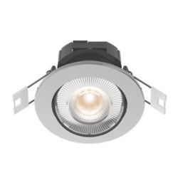 Calex SMD 220-240V 2700-6500K Adjustable Tilting Head  LED Smart Downlight With Variable White Light Steel 4.9W 345lm 3 Pack