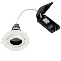 LAP Cast Baffle Tilt  Anti-Glare Recessed Downlight White