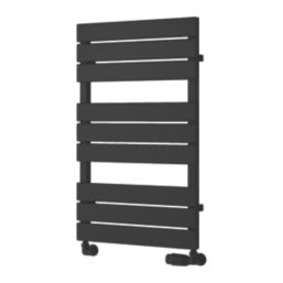Reina 823mm x 500mm 1356BTU Black Flat Designer Towel Radiator