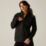 Regatta Frankie Womens Full-Length Front Zip Fleece Black Size 24