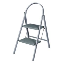 Werner Steel 2 Tread Stepstool 0.45m Screwfix