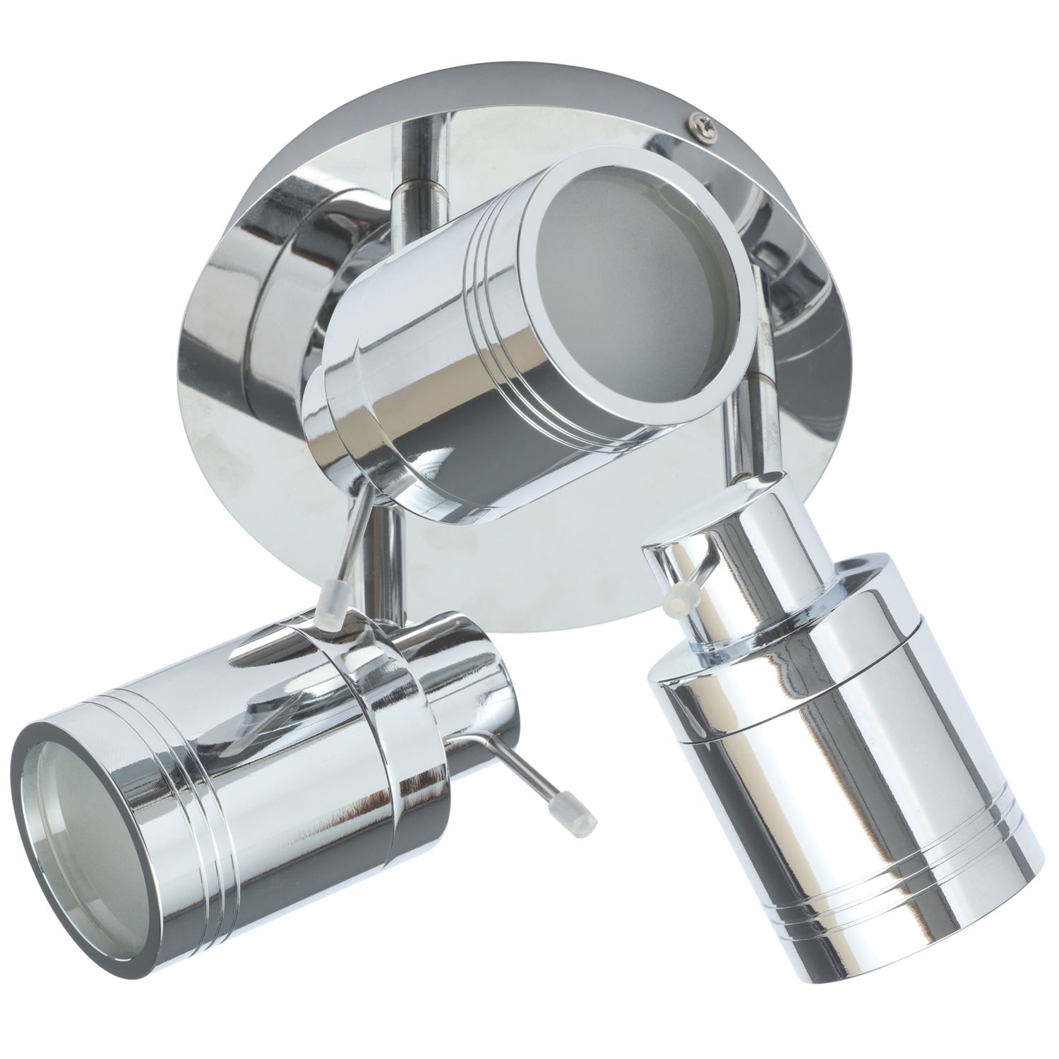 Spa Scorpius Round 3-Light Spotlight Chrome (774RV)