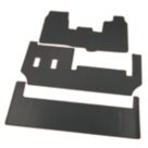 Unique Products Ford Tourneo Custom 2013 - 2022 Rubber Automotive Mat 3 Pieces