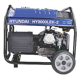 Hyundai HY9000LEK-2 7kW Site Petrol Generator 230V