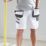 Site Kirksey Shorts White/Grey 36" W