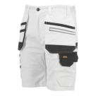 Site Kirksey Shorts White/Grey 36" W