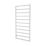 Ximax 1230mm x 600mm 1884BTU White Flat Designer Towel Radiator