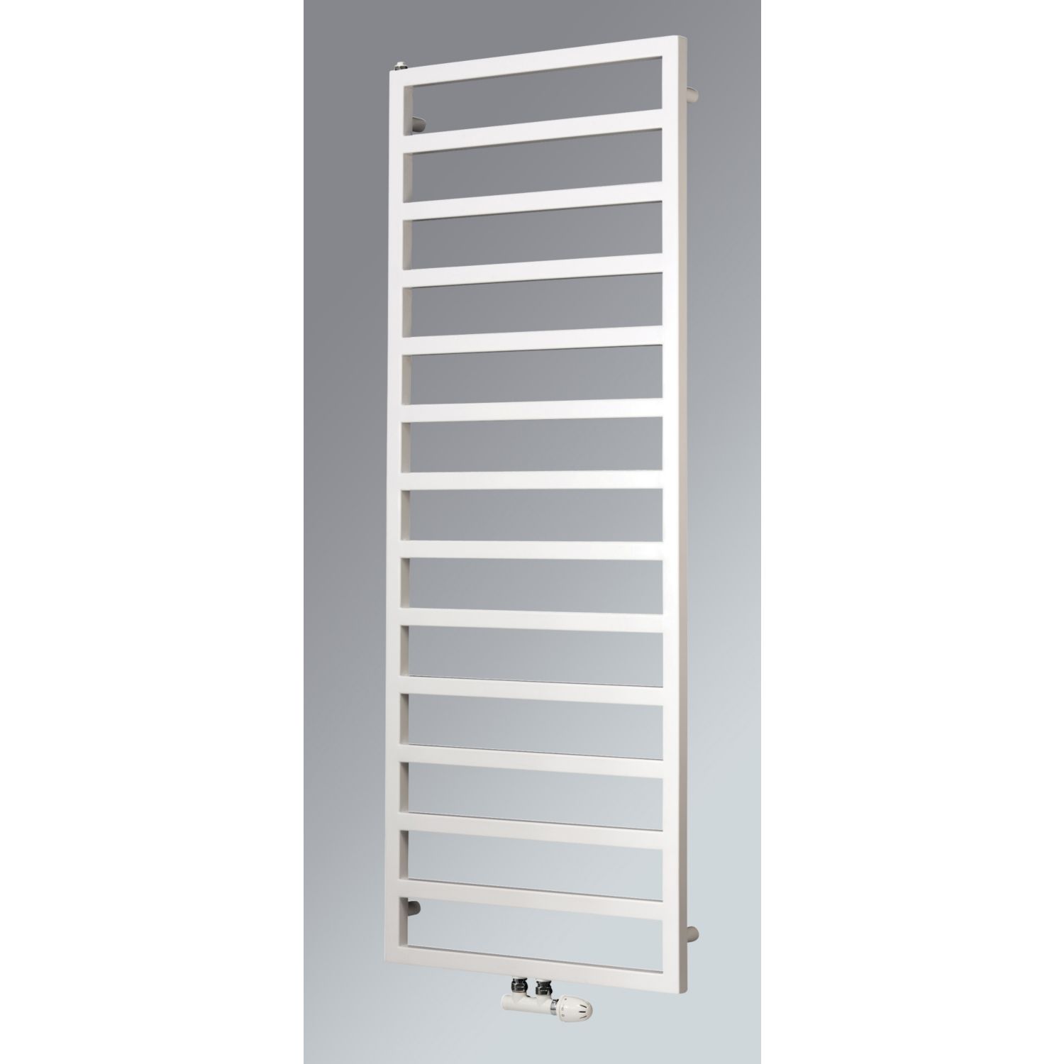 Ximax 1470mm x 600mm 2235BTU White Flat Designer Towel Radiator (77566)