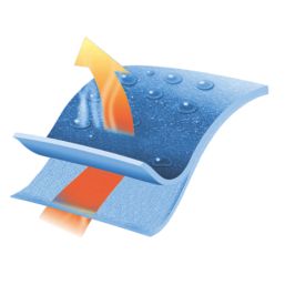 Showa 306 Gloves Blue/Black Large