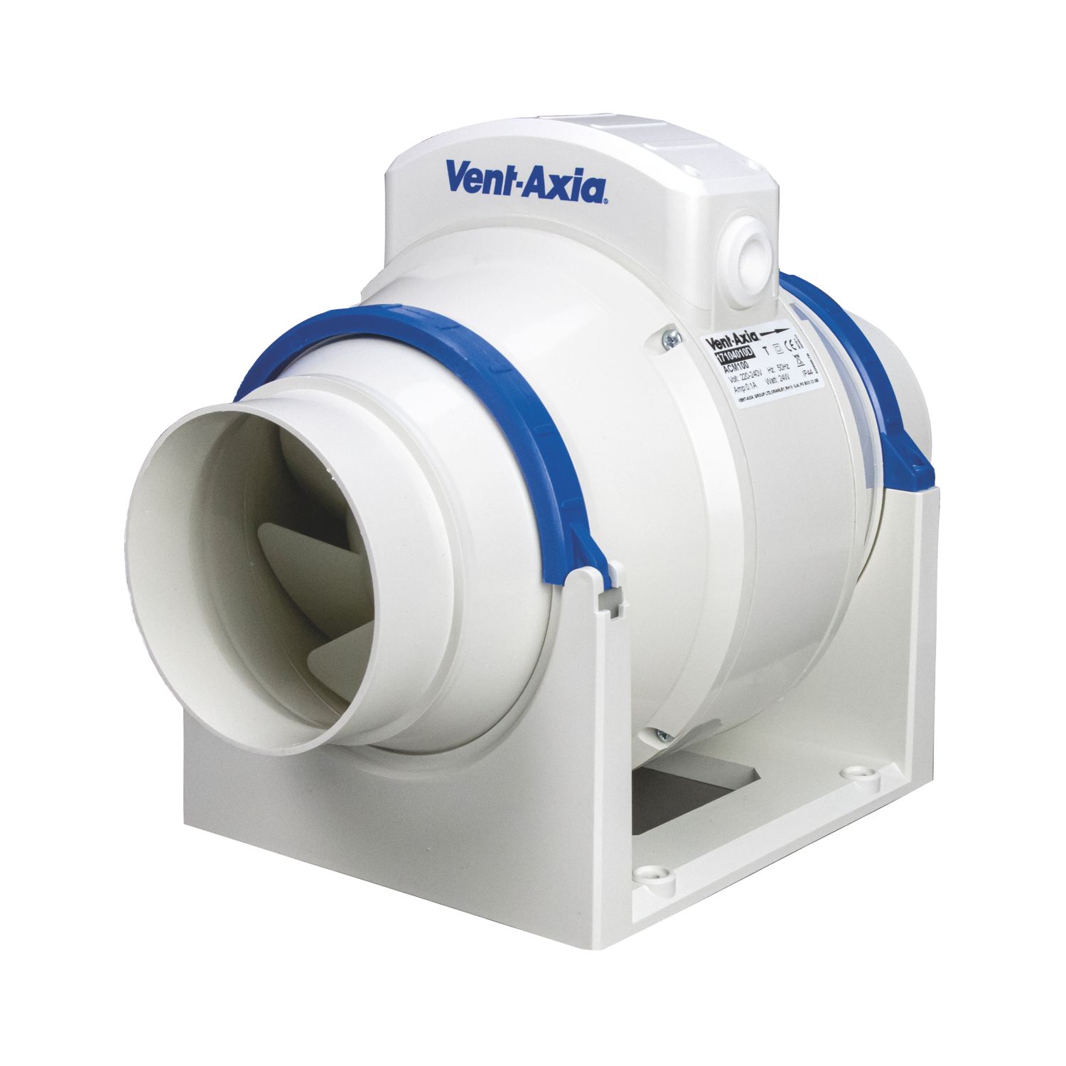 Vent-Axia 17106020 150mm Inline Extractor Fan with Timer 240V (77575)