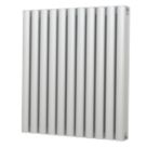 Radiant 600mm x 545mm 2821BTU Matt Chrome Vertical Designer Radiator