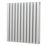 Radiant 600mm x 545mm 2821BTU Matt Chrome Vertical Designer Radiator