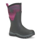 Muck Boots Arctic Sport Mid Size 4 Womens Black/ Magenta Non Safety Wellies