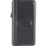 British General  Black 13A 1-Gang DP Switched Metal Clad Socket  with Colour-Matched Inserts