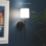 UME  Multi Colour Rechargeable LED Black Wall Lights with Drum Shade 4.9W 200lm 2 Pack