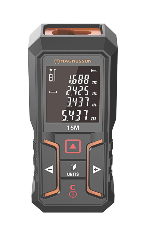 Laser distance outlet measurer