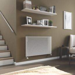 Ximax Aurora Duplex 600mm x 1000mm 4437BTU White Horizontal Designer Radiator