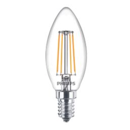 Philips  SES Candle LED Light Bulb 470lm 4W 6 Pack