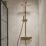 Triton  Rear-Fed Exposed Brushed Brass Thermostatic Mixer Diverter Shower