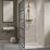 Triton  Rear-Fed Exposed Brushed Brass Thermostatic Mixer Diverter Shower