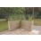 Forest Linear L-Shaped Garden Planter Natural Timber 1600mm x 1600mm x 848mm