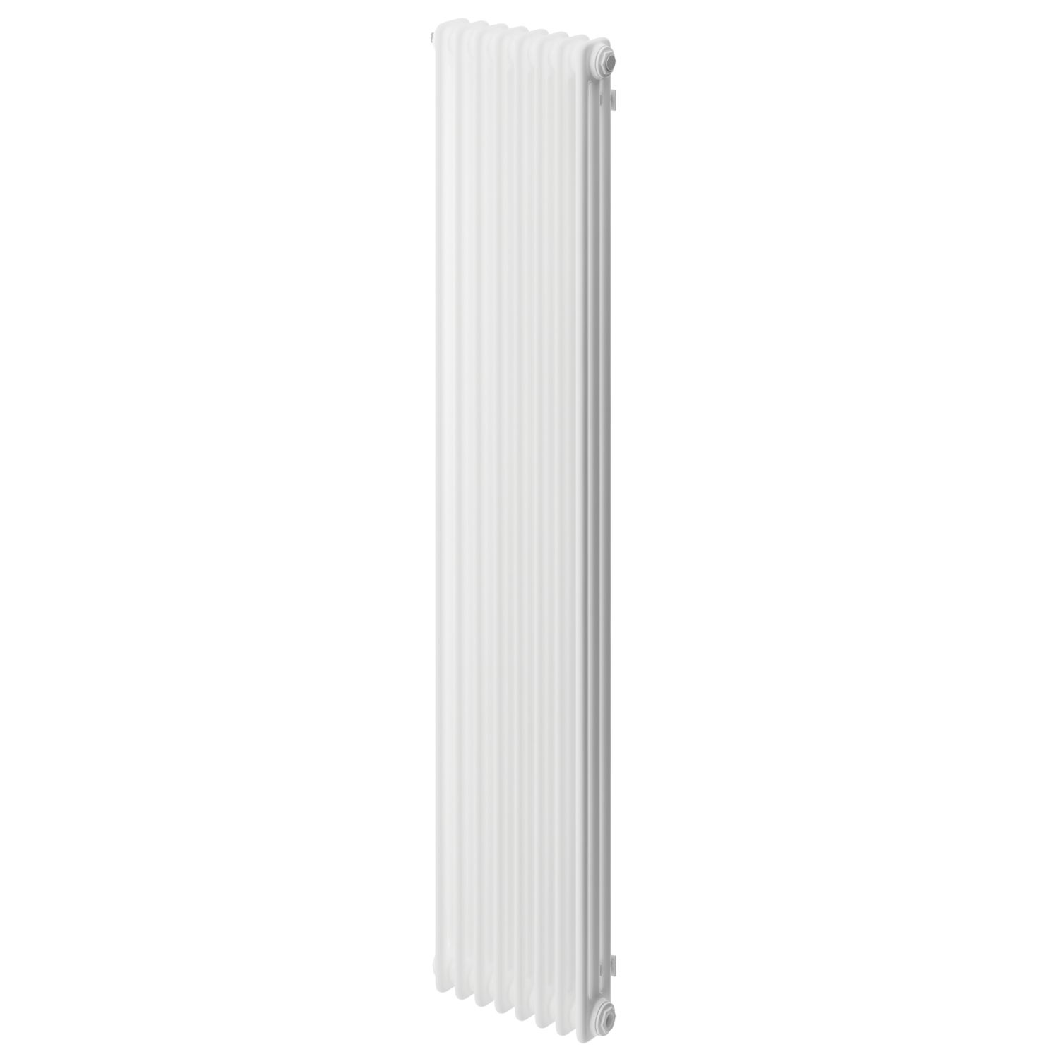 DeLonghi 2000mm x 394mm 5295BTU Traffic White Vertical 3 Column Radiator (775TA)