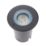 Saxby Pillar 105mm Outdoor Round Ground Light Matt Black