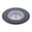 Saxby Pillar 105mm Outdoor Round Ground Light Matt Black