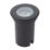 Saxby Pillar 105mm Outdoor Round Ground Light Matt Black