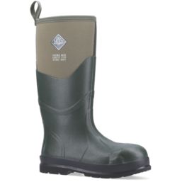 Muck Boots Chore Max S5 Size 10  Moss Steel Toe Cap Safety Wellies