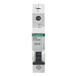 Crabtree Starbreaker 20A SP B Curve  MCB
