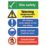 Essentials  "Site Safety" Boards 400mm x 300mm 50 Pack