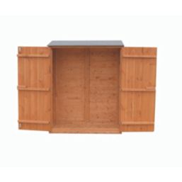 Shire  4' x 2' (Nominal) Pent Shiplap Timber Garden Store