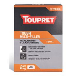 Toupret TTFIBA02GB Fibarex Exterior Powder Filler White 2kg