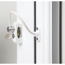 Jackloc The Pro 5 Window Restrictor White 200mm