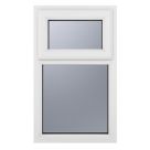 Crystal  Top Opening Obscure Triple-Glazed Casement White uPVC Window 905mm x 1115mm