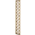 Forest Hidcote Softwood Rectangular Garden Trellis 1' x 6' 4 Pack