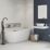 Genoa Matt Black Freestanding Bath Shower Mixer Tap