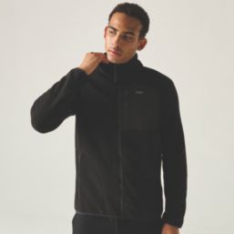 Regatta Frankie Full Zip Fleece Black/Black  Medium 39-40" Chest