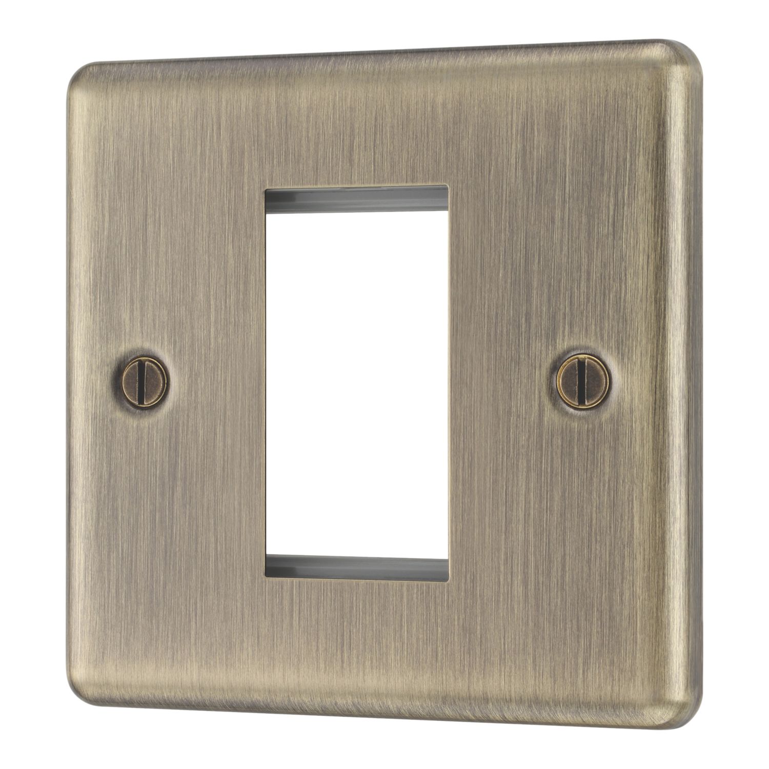 LAP 1-Module Modular Faceplate Antique Brass (776PN)