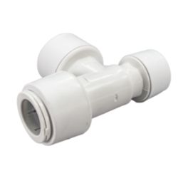 FloPlast FloFit+ Plastic Push-Fit Reducing Tee 28mm x 22mm x 28mm