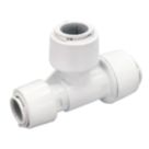 FloPlast FloFit+ Plastic Push-Fit Reducing Tee 28mm x 22mm x 28mm