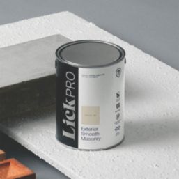 LickPro 5Ltr Smooth Greige 02 Masonry Paint