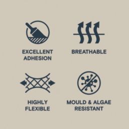 LickPro 5Ltr Smooth Greige 02 Masonry Paint